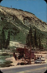 Twin Chair Lift at the Summit of Berthoud Pass Postcard