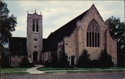 The First Methodist Church Baldwin, KS Postcard Postcard