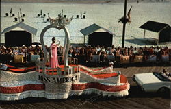 Miss America Pageant on the Boardwalk Postcard