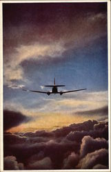 United Air Lines - Mainliner Postcard