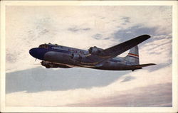 United's DC-6 Mainliner Aircraft Postcard Postcard