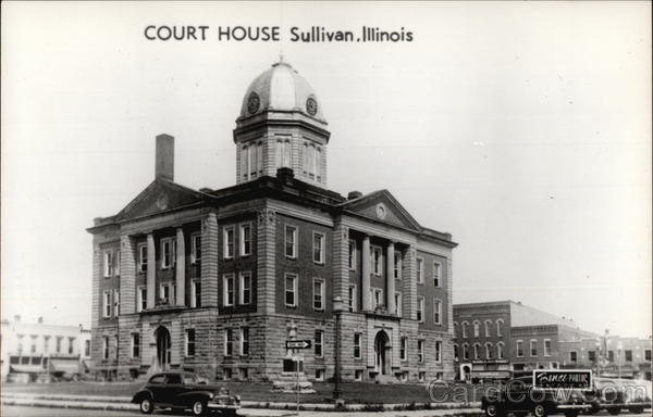 Courthouse Sullivan IL   Card00212 Fr 