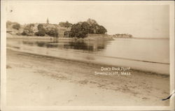 Dow's Rock Point Swampscott, MA Postcard Postcard