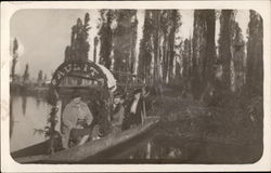 Women in Boat Postcard