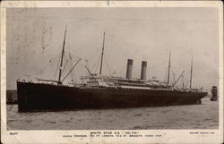 White Star SS "Celtic" Postcard