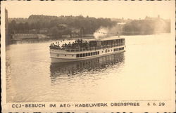 Besuch Im Aeg - Kabelwerk Oberspree Berlin, Germany Postcard Postcard