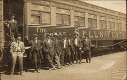 Sells Floto Circus Train Postcard