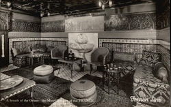 The Moorish Room of the France Interiors Postcard Postcard