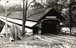 Olde Covered Bridge Postcard