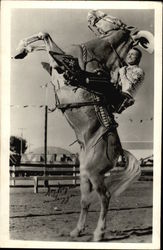 Roy Rogers on Trigger Actors Postcard Postcard