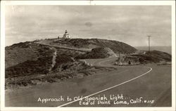 Approach to Old Spanish Light Postcard