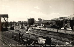 Railroad Yards Green River, WY Postcard Postcard