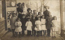 School Children Postcard