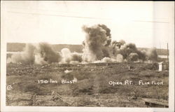 Open Pit - 150 Ton Blast Postcard