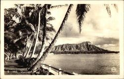 Diamond Head Honolulu, HI Postcard Postcard