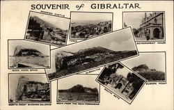 Sounvenir of Gibraltar Spain Postcard Postcard