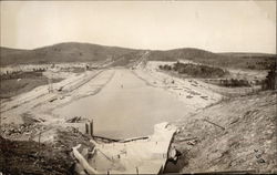 Quabbin Reservoir Construction Ware, MA Postcard Postcard