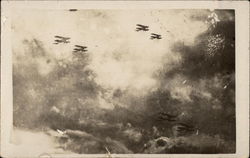 Flying BiPlanes Postcard