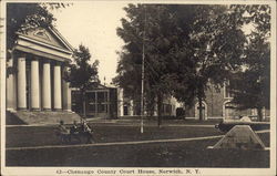 Chenango County Court House Postcard