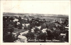 Bird's Eye View Hope, KS Postcard Postcard