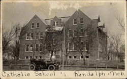 Catholic School Randolph, NE Postcard Postcard