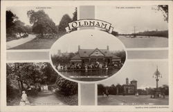 Views of Oldham Great Britain Greater Manchester Postcard Postcard