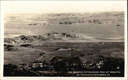 San Quentin & Pt. Richmond from Mt. Tamalpais Postcard