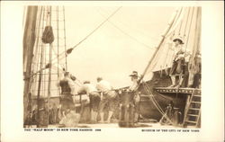 The "Half Moon" in New York Harbour Postcard Postcard