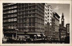 Intersection, Castlereagh St. & Martin Place Postcard