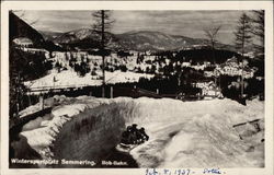 Bob-Bahn Wintersportplatz Semmering, Germany Postcard Postcard