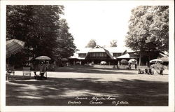 Terrace, Bigwin Inn Postcard