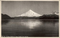 Volcano Osorno and Los Santos Lake Chile Postcard Postcard