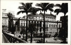 Teatro Municipal Sao Paulo, Brazil Postcard Postcard