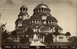 Cathedral Sofia, Bulgaria Greece, Turkey, Balkan States Postcard Postcard