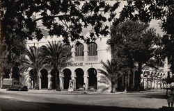 Les Grands Comptoirs Français, place Ménélick Postcard