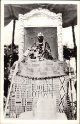 Africa - An altar to the departed high chief Postcard Postcard