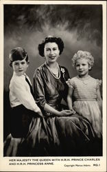 Her Majesty the Queen Royalty Postcard Postcard