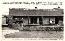 The Monfa Cafe - Llanfairpwllgwyngyllgogerychwyrndrobwllllantysiliogogogoch Wales, UK Postcard Postcard