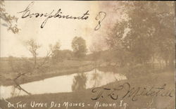 On the Upper Des Moines Algona, IA Postcard Postcard