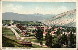 Fort Yellowstone Yellowstone National Park Postcard Postcard