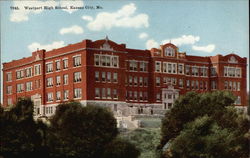 Westport High School Postcard