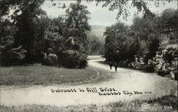 Entrance to Cliff Drive Kansas City, MO Postcard Postcard