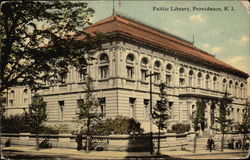 Public Library Postcard