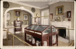 Dining Room, Showing Washington Collection, Morris-Jumel Mansion (Washington's Headquarters) New York, NY Postcard Postcard