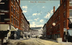 Central Street View Postcard