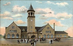 Bangor, Me. Union Station Maine Postcard Postcard