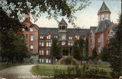 St. Helens Hall in Portland, Oregon Postcard Postcard