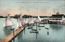 Oregon Yacht Club, "The Oaks" Postcard