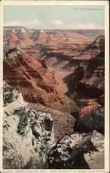 From in front of Grand View Hotel Grand Canyon National Park Postcard Postcard