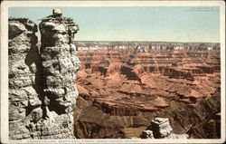 Eroded Column, Near O'Neill's Point Grand Canyon National Park Postcard Postcard